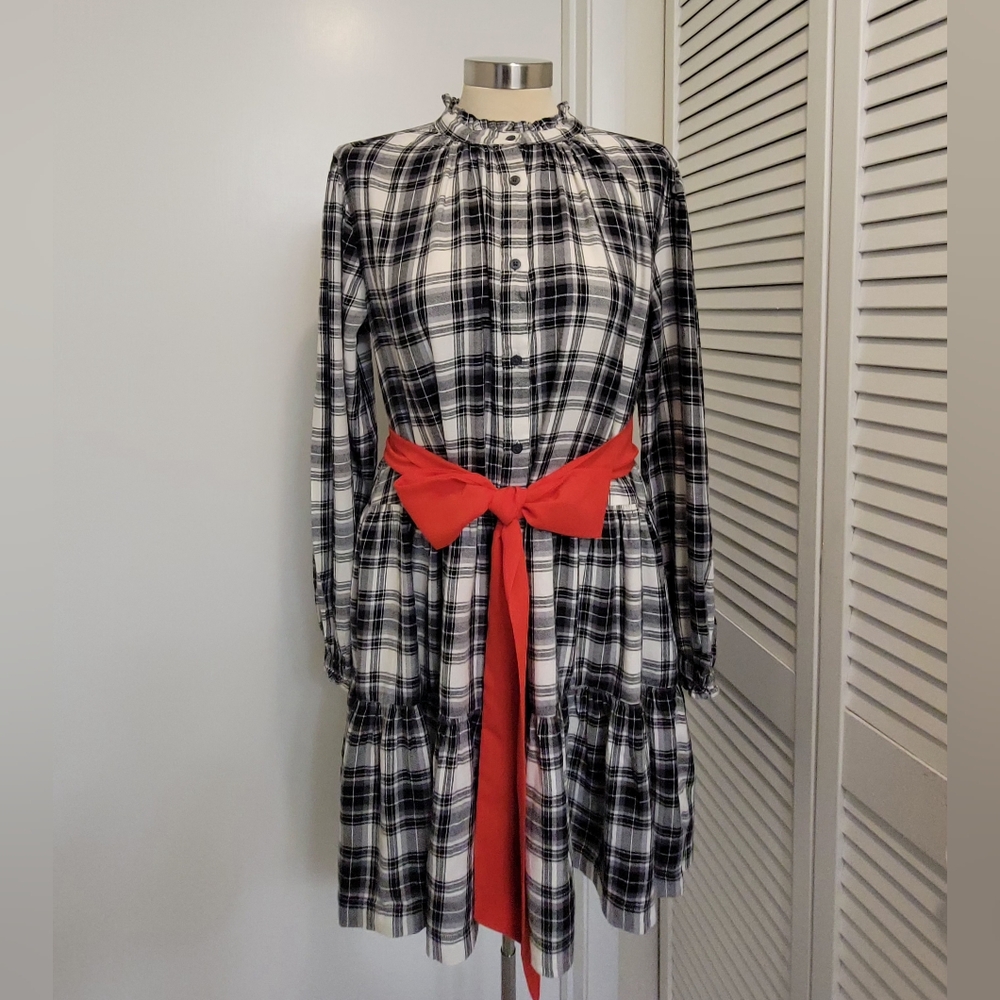 GAP FLANNEL SHIRT DRESS NWT - Picture 5 of 7